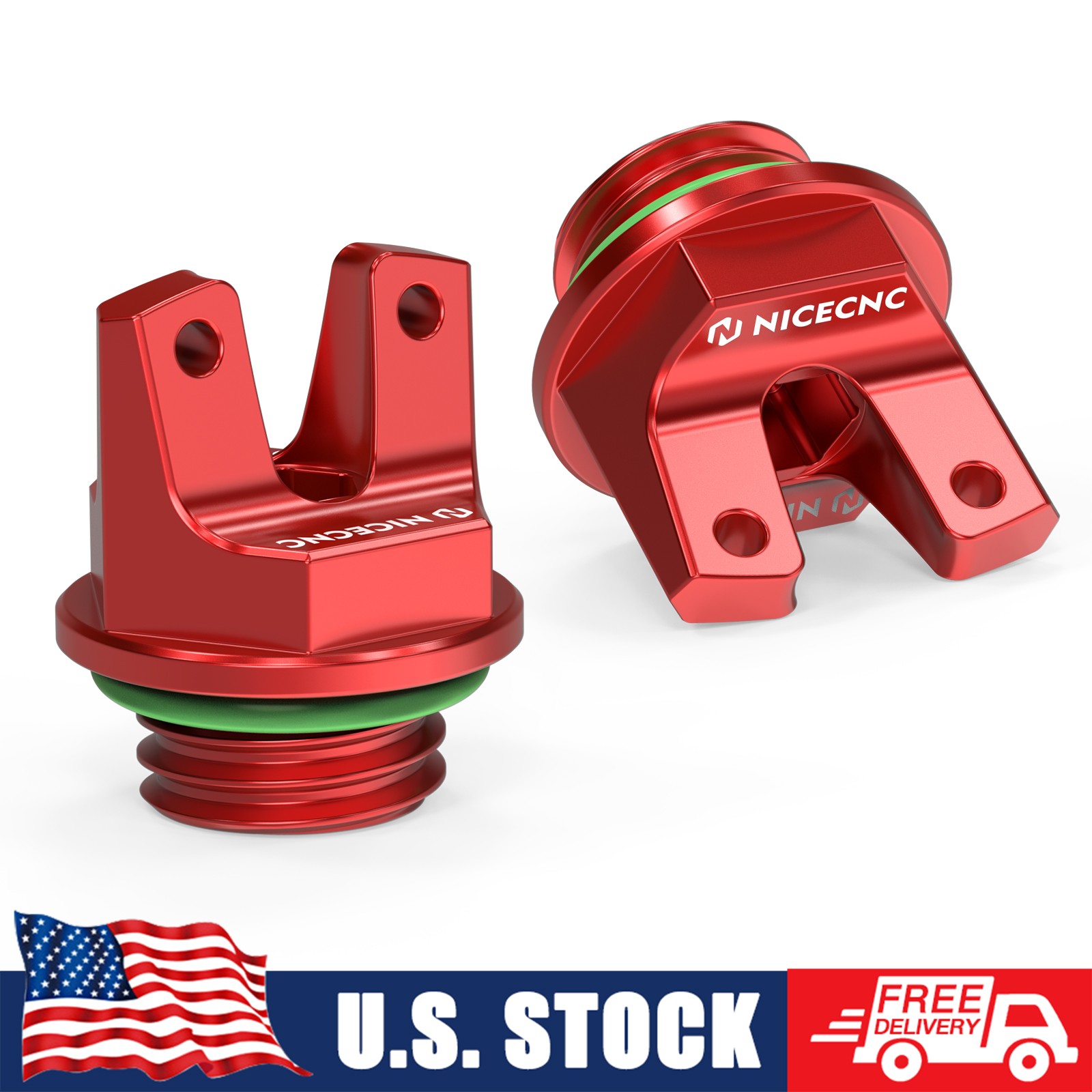 Aluminum Oil Filler Cover Cap For Honda TRX450ER / TRX450R 2006-2014 Model Red