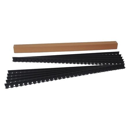 Edgepro 1262-60C Paver Edging, 60 Ft., Black, Plastic