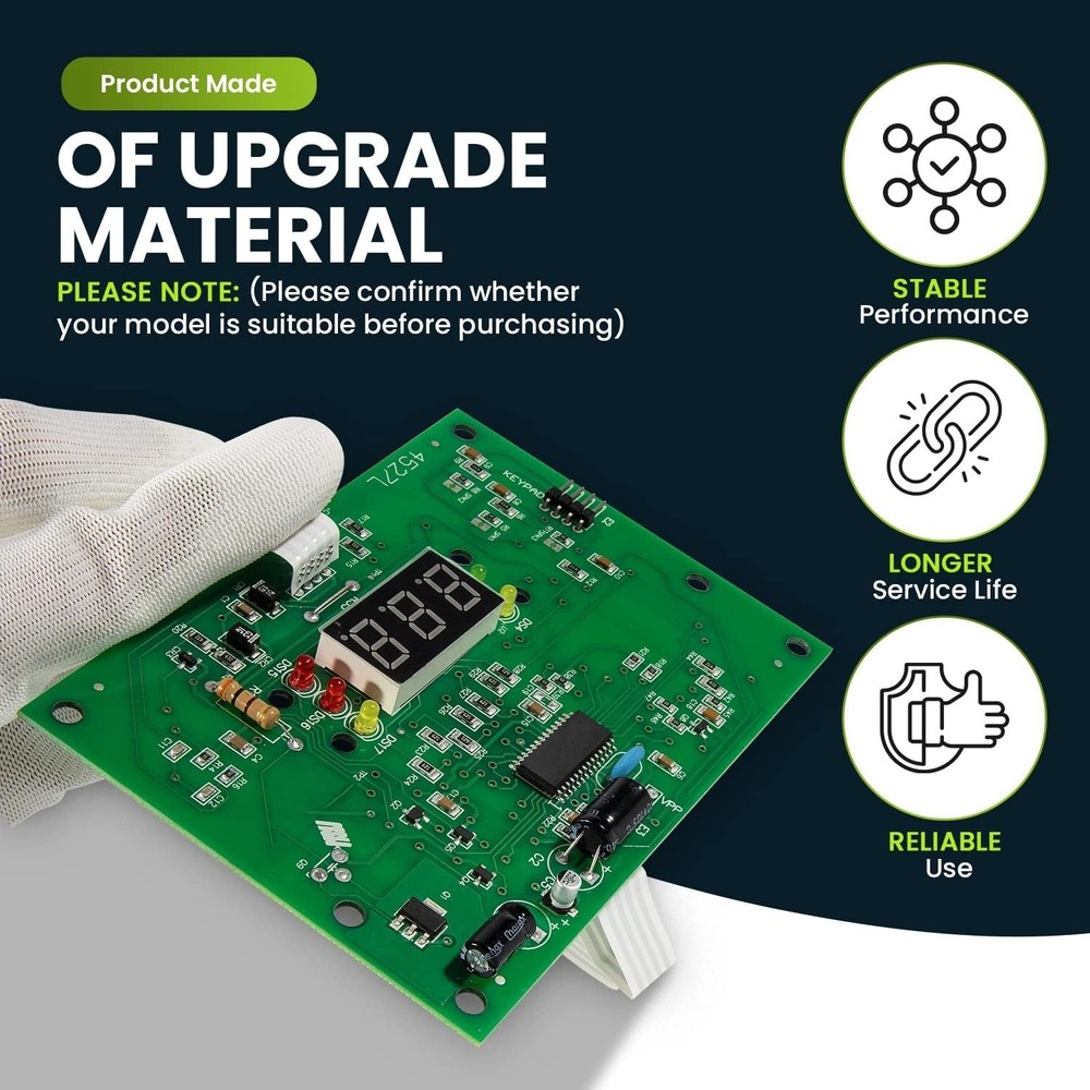 Display Board Replacement for Hayward Universal Low Nox Draft Heater IDXL2DB1930