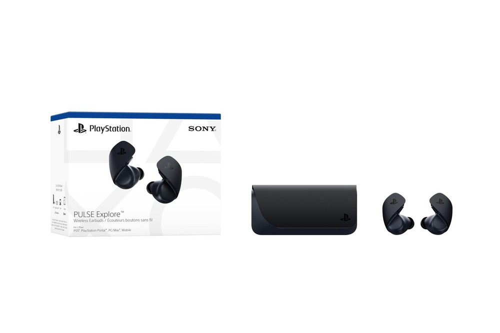 PlayStation Pulse Explore Wireless Earbuds BT Gaming PS5 Midnight Black