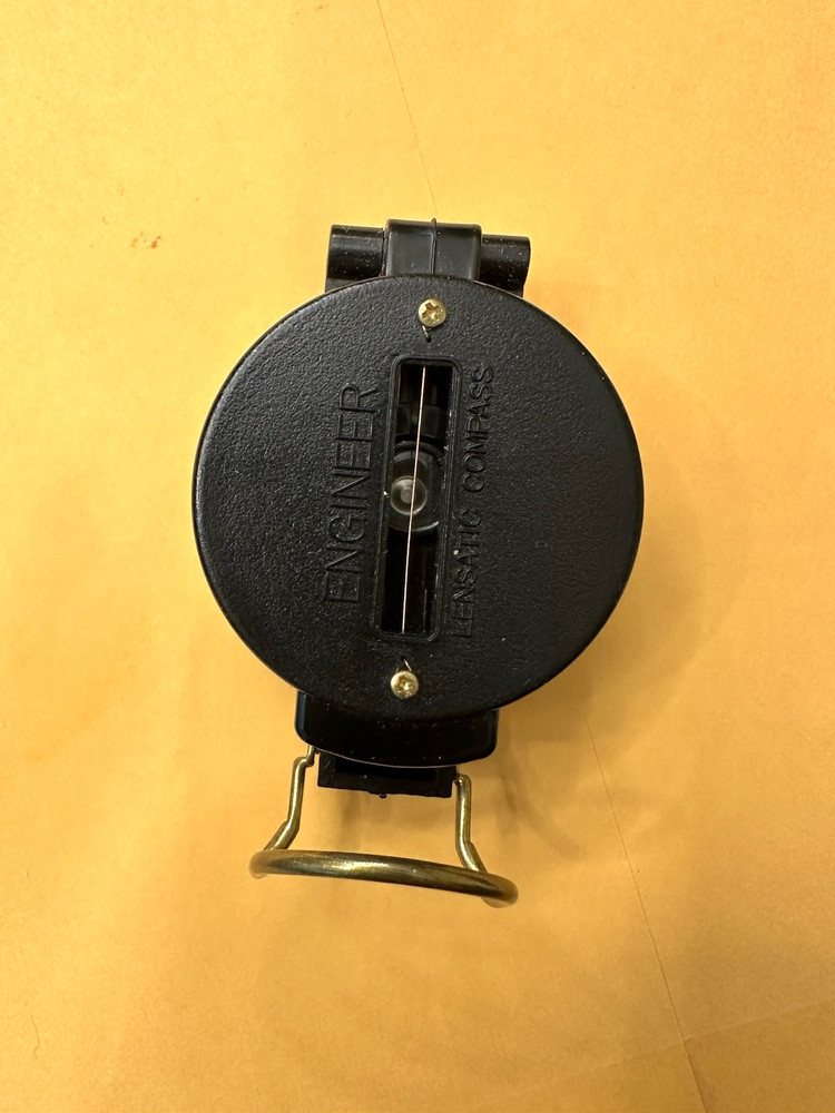 Vintage Engineer Lensatic Compass Directional Hiking Navigation