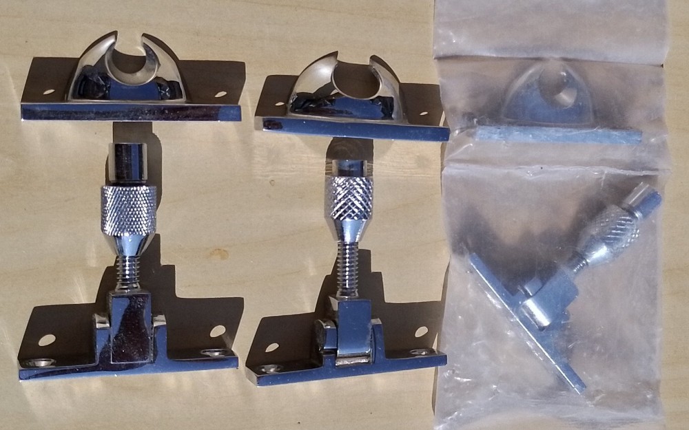 Retro Victorian style Silver Metal Sash window Lock Latch Catch Security Set 3