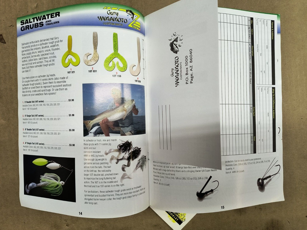 Gary Yamamoto Custom Baits Catalog 2005