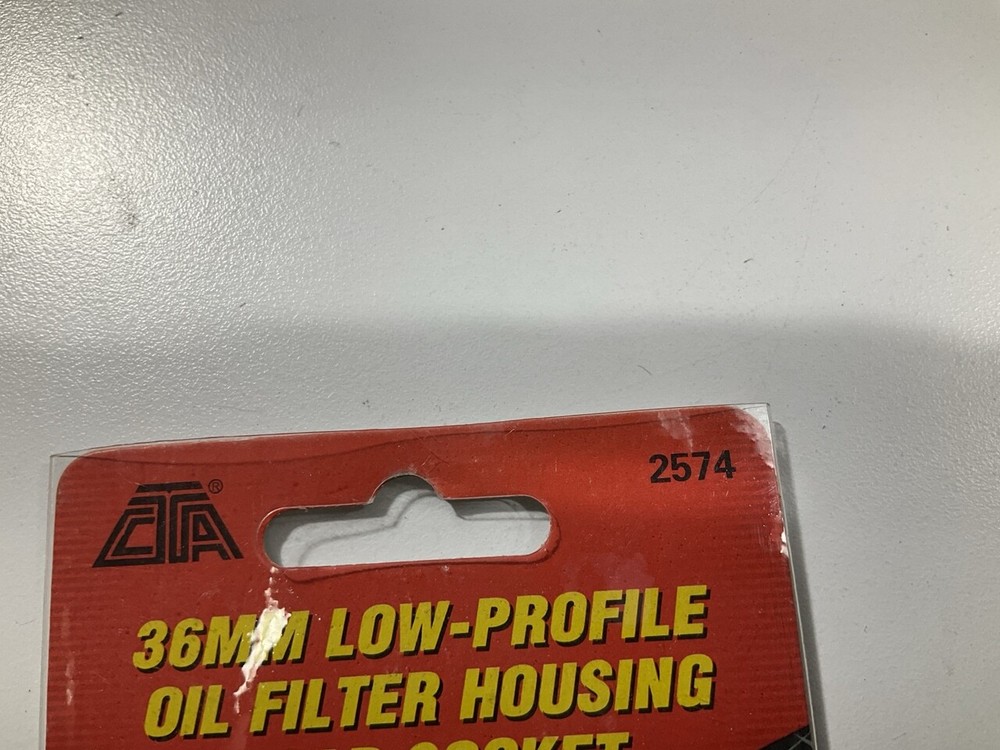 CTA 2574 Engine Oil Filter Cap Socket - 36mm Low Profile, 3/8" Drive