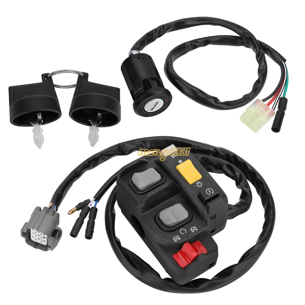 Handlebar Switch & Ignition Key Switch for Honda Recon 250 TRX250TE ES 2002-2004