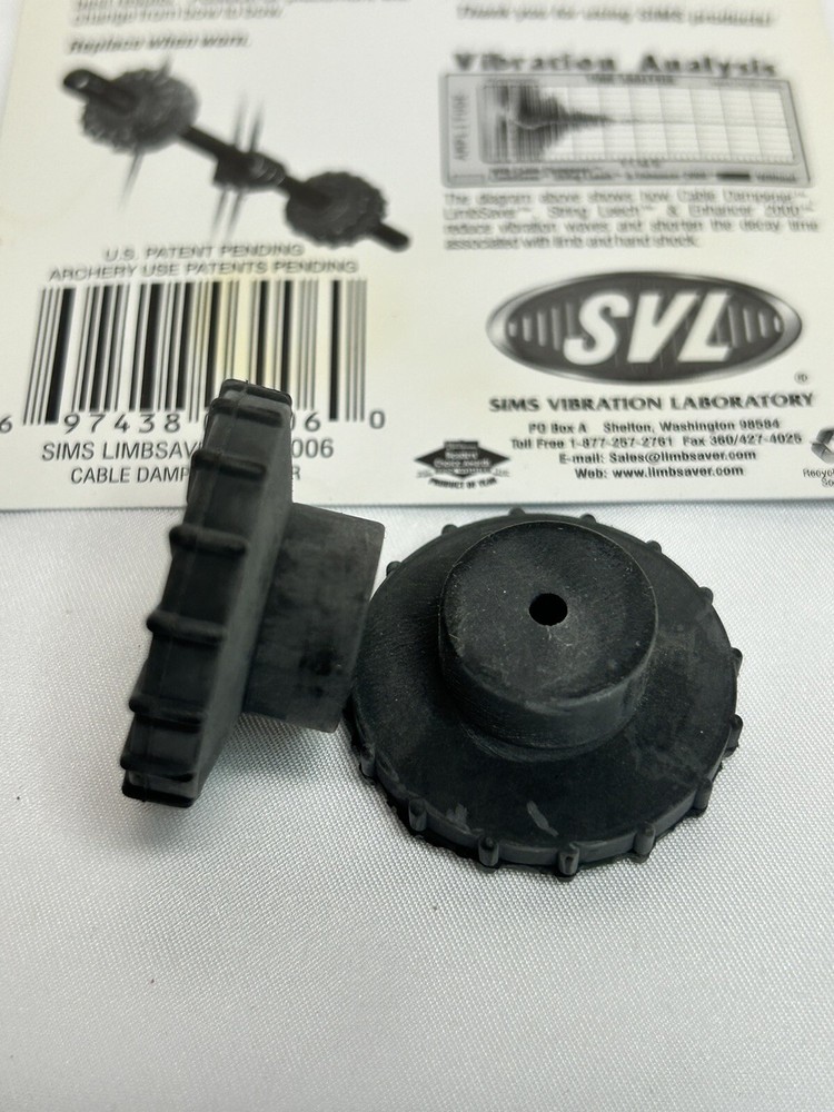 Archery LOT Limbsaver Split Limb Cable Dampener Nocking Points Limb Saver Sims