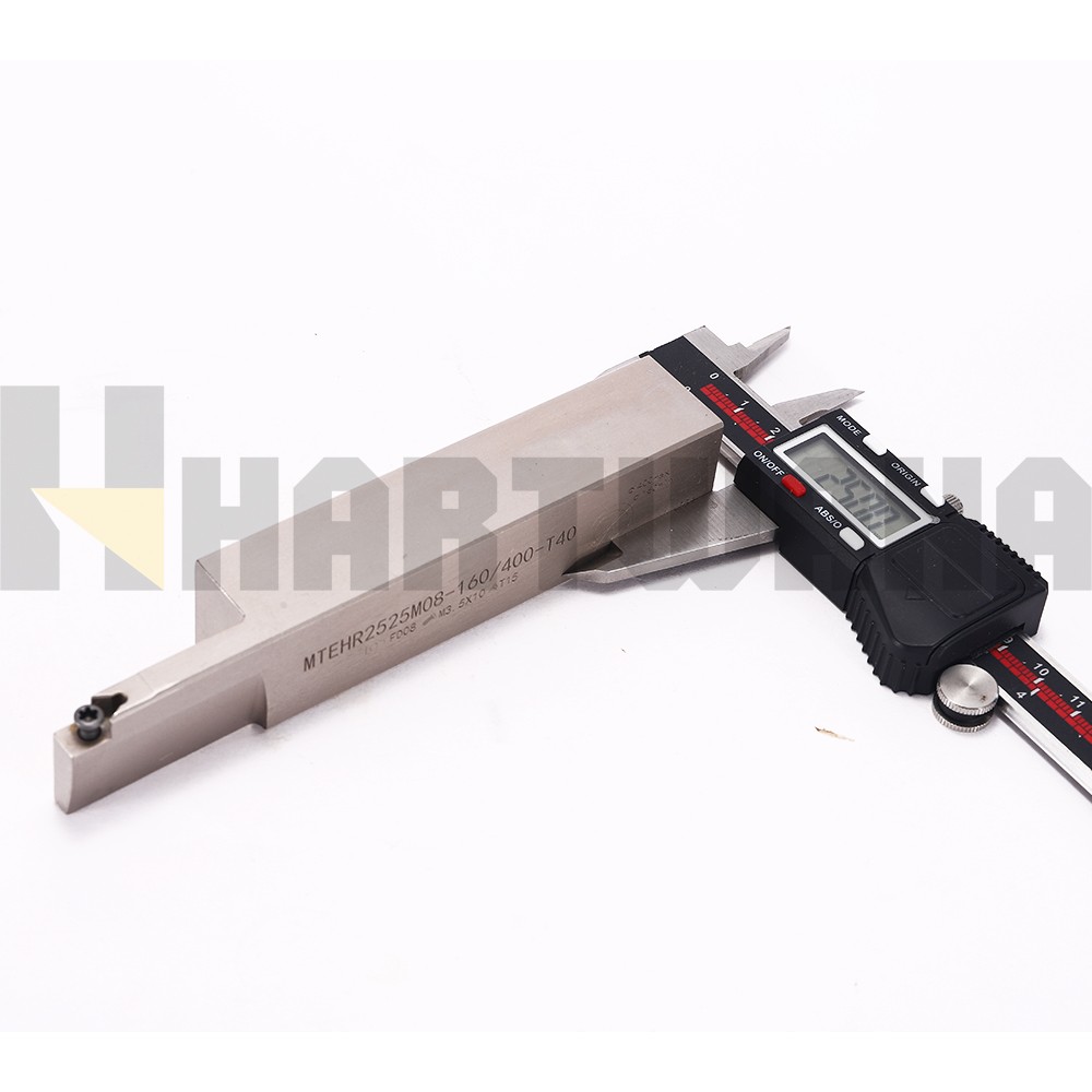 Lathe Face Grooving Tool 8mm 160–400mm Cutting Range 10PCS Indexable Inserts