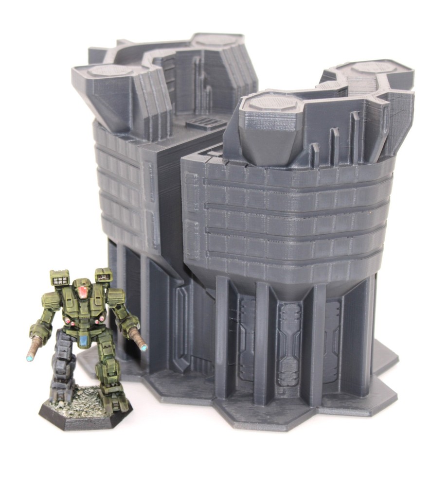 Battletech Scaled Terrain Trinity Hall  - 3d Printed