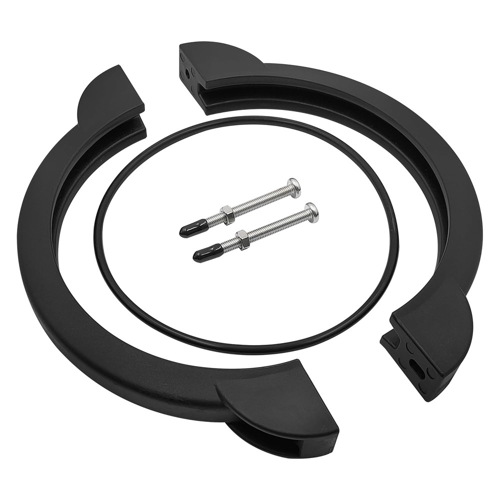 Pool Clamp Collar Ring Replacement Part with Screws，Compatible with Intex 12 & 1