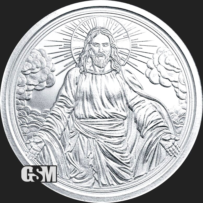 2026 - CHRIST IS COMING Silver Shield Silver Round Coin 1 oz .999 Fine Silver