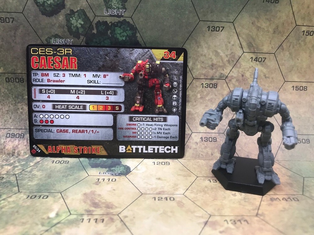 BattleTech Caesar Heavy Mech (CGL New Sculpt)