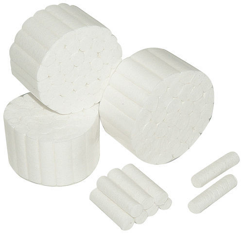 Dental Cotton Rolls Size #2 Medium Nonsterile, 3/8" 2000/Case