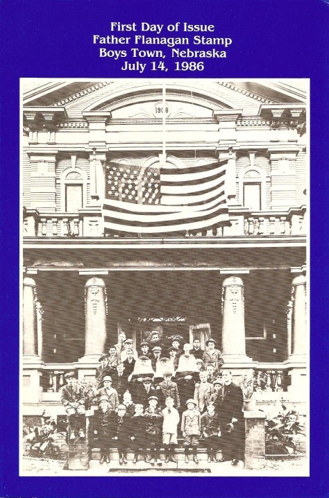 #2171 First Day Ceremony Program 4c Father Flanagan Stamp