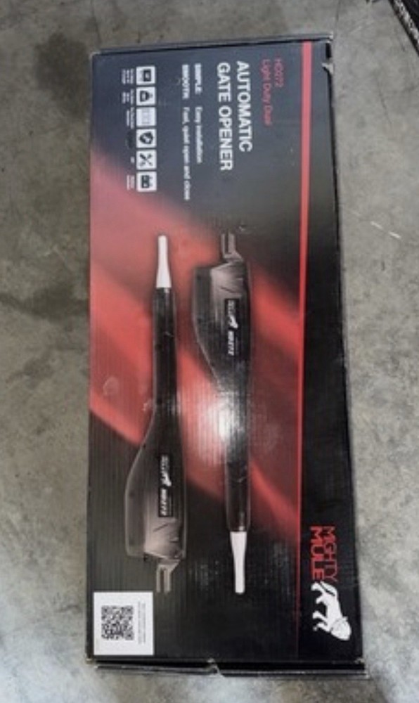 Mighty Mule HD272 Gate Opener New!! Dual Gate!