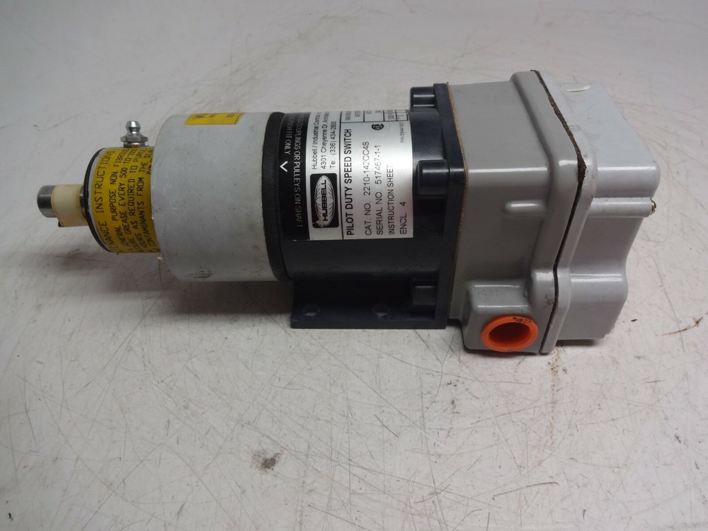 Hubbell 2210-142cc4s Pilot Duty Speed Switch