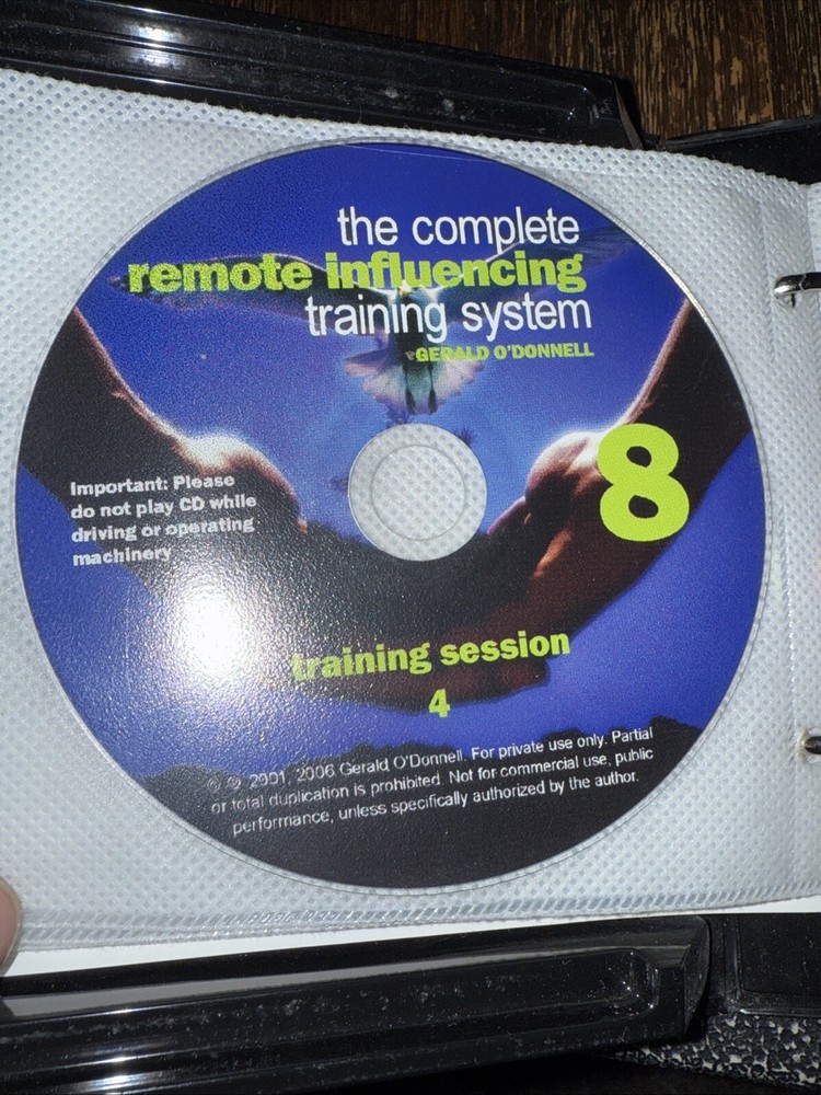 GERALD O'DONNELL "ARVARI Remote Influencing" *Missing 2 Discs* Please READ