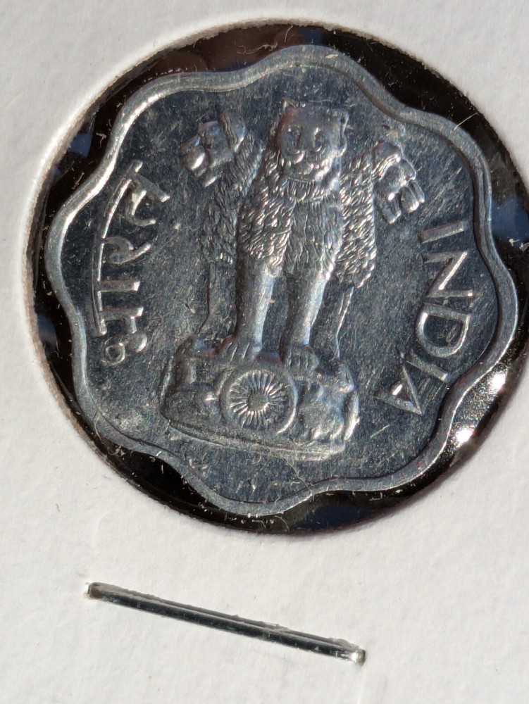 1966 India 2 Paise High Grade