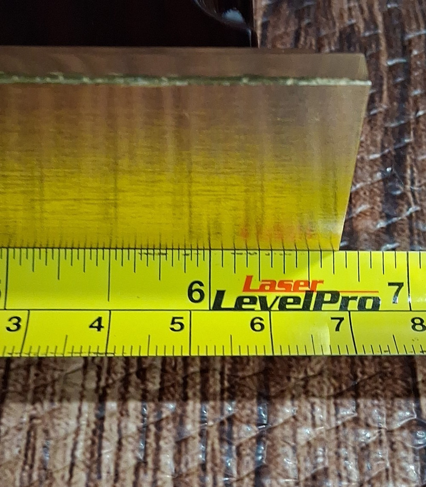 Bulova Clock Termometer Desk & Table Wood Gold Bezel Working