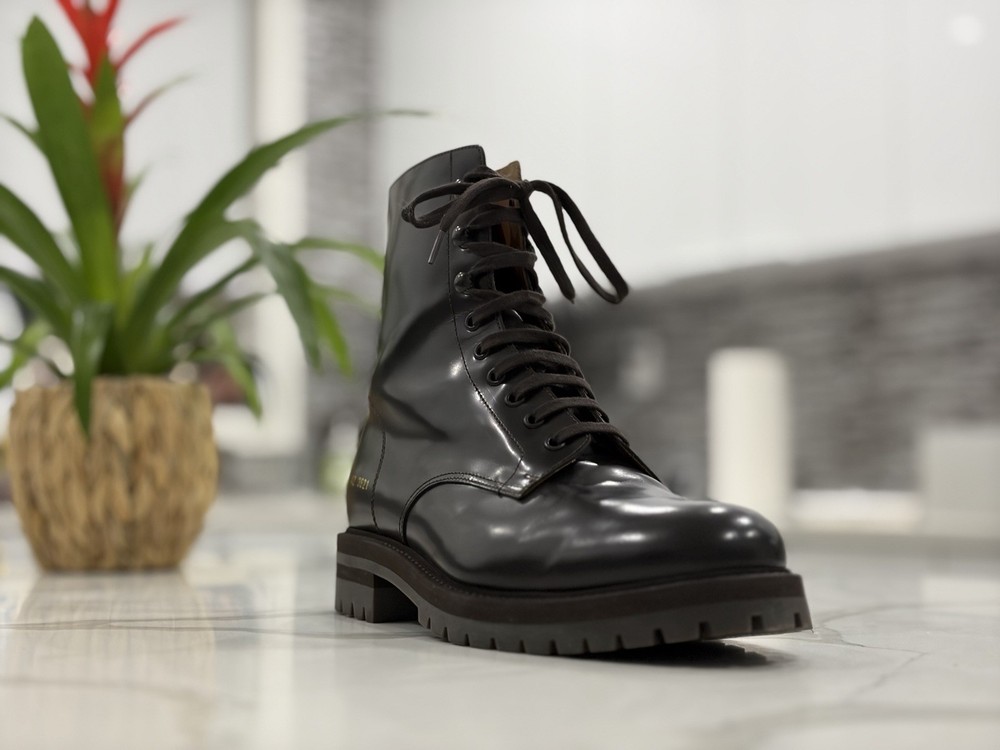 common projects Men’s combat Boot Brown Size 42