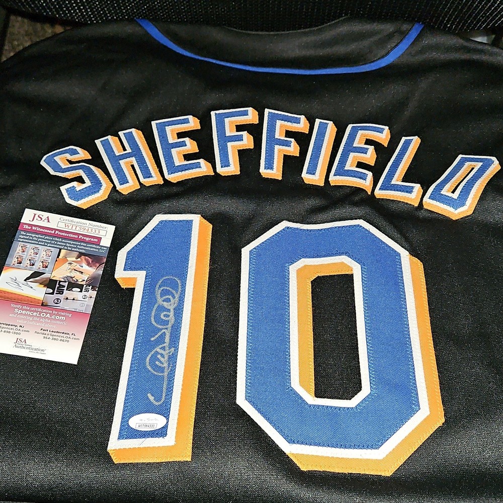 Gary Sheffield New York Mets Autographed Jersey JSA Authenticated