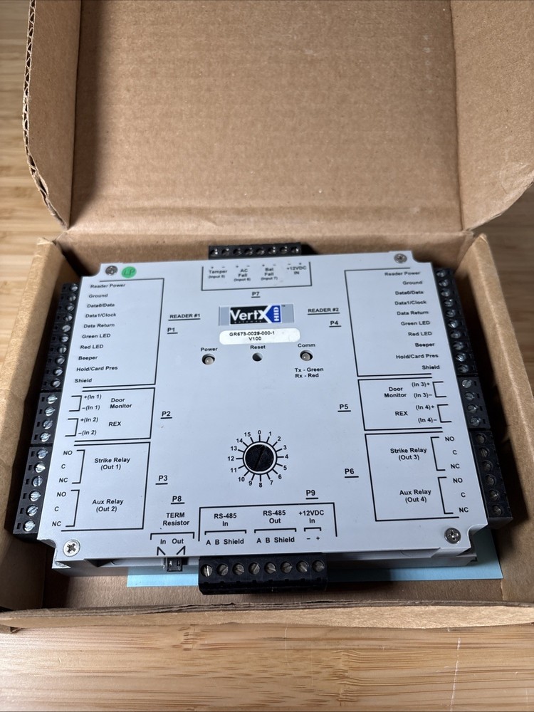 HID VertX V100 Dual Door/Reader Interface (70100AEPON) Reader/Position/REX Input