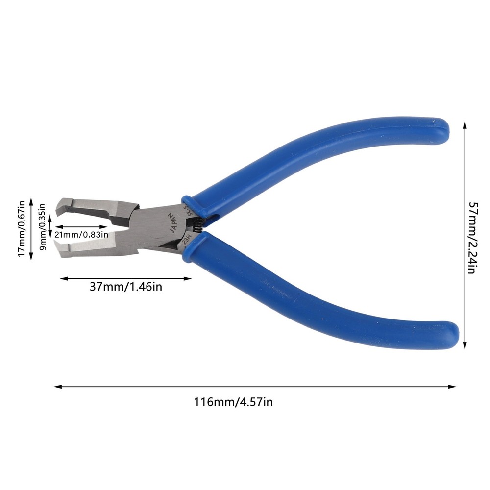Micro Nipper 4.5in Return Spring Automatic Opening Top Cutting Pliers Nipper