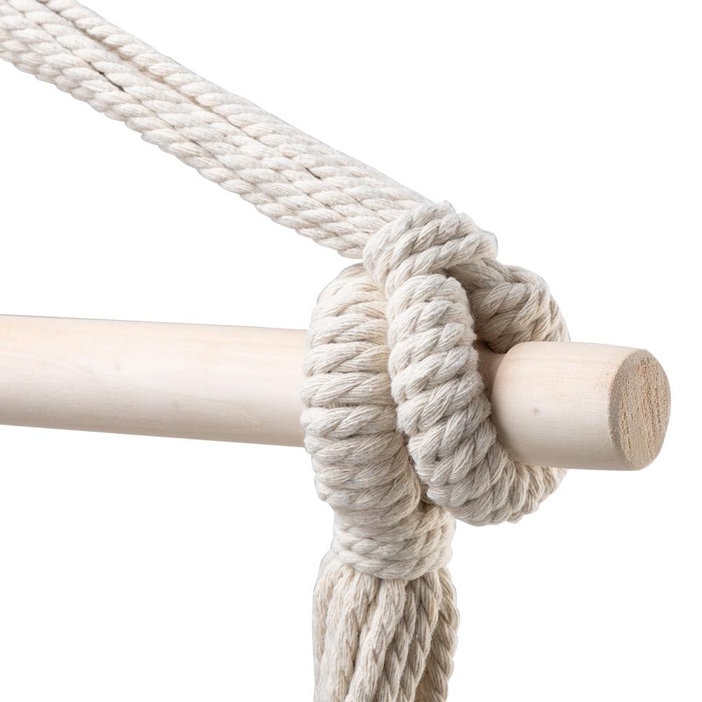 Hammock Swing Chair Hanging Rope Chair Cotton Porch Seat Seating Wear-Resistant
