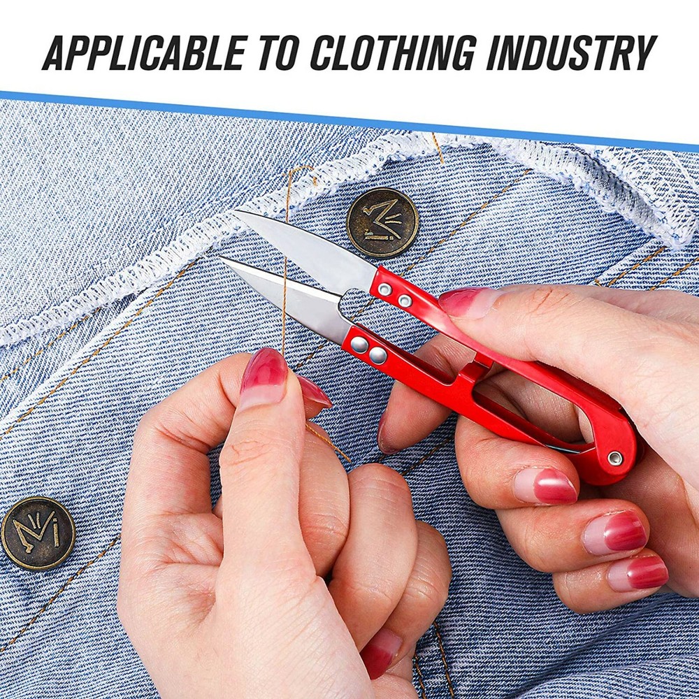 5Pcs Embroidery Sewing Snips Thread Cutter Scissors Nipper Thrum Yarn US