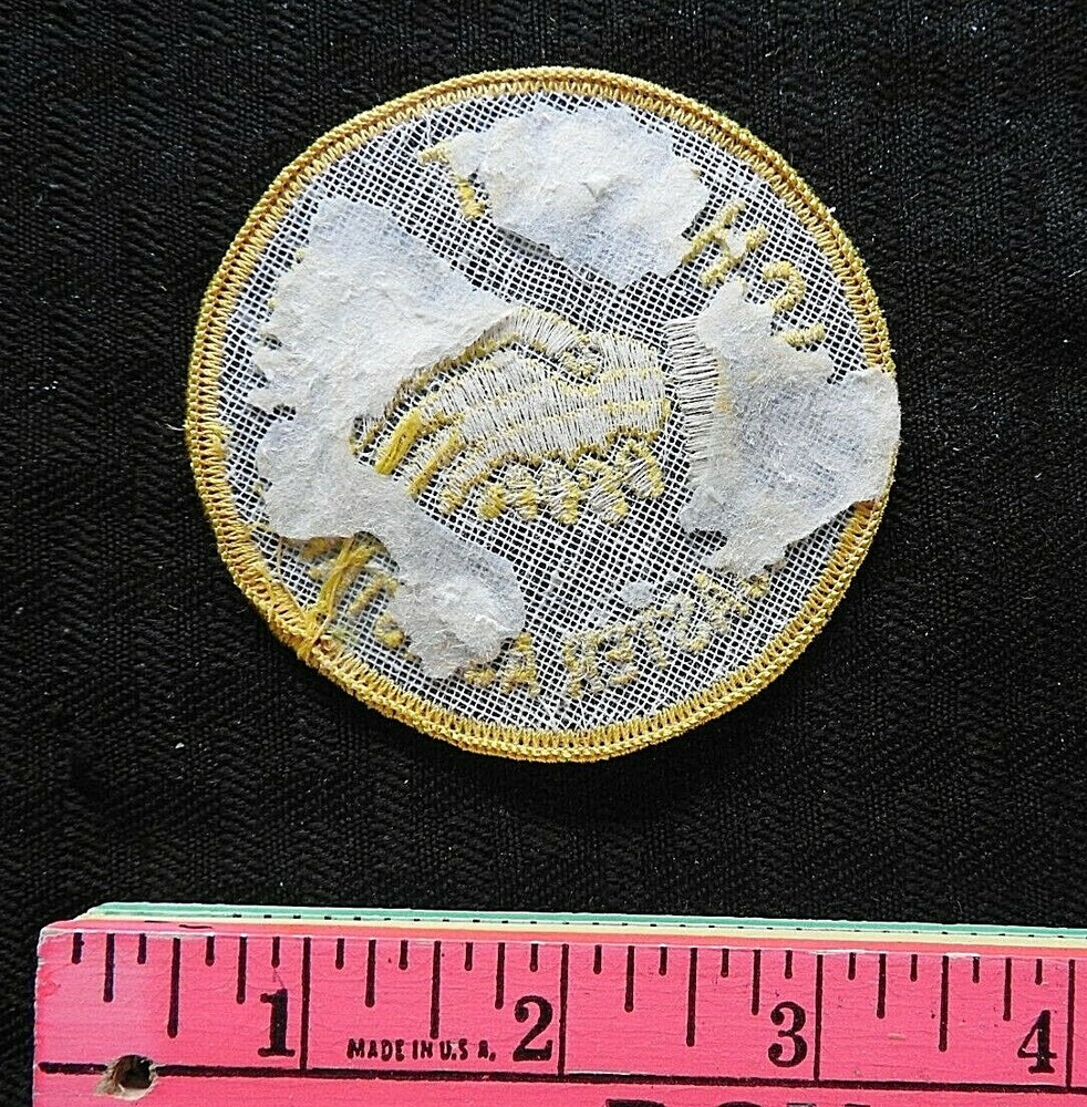 c.1970 NCHA - DAT "DISASTER ASSISTANCE TEAM" CAMPING HIKING JACKET PATCH