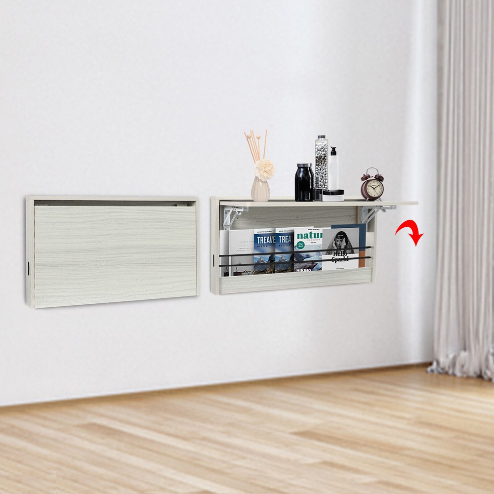 Wall Mounted Folding Table Light Gray Fold Down Table Wall Mounted Home