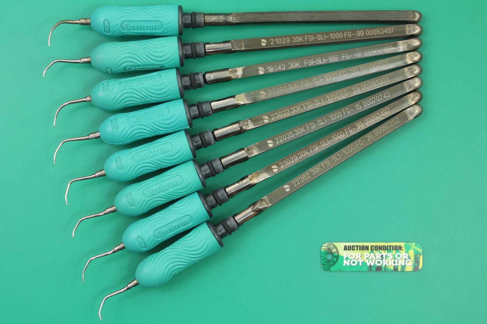 Cavitron Ultrasonic 30K Scaler Inserts (8pk) - HANDPIECE USA for REPAIR -