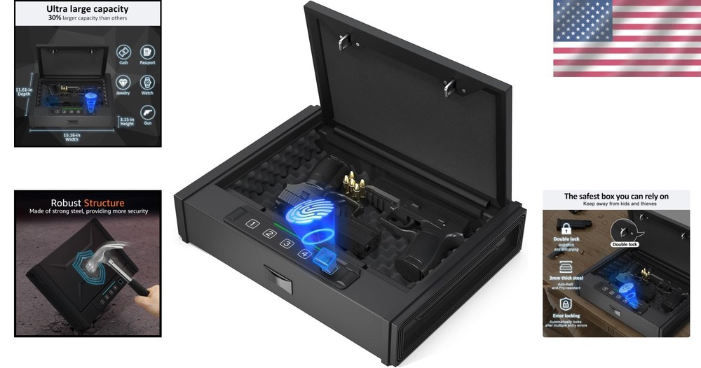 Biometric Handgun Safe: Secure Storage with Quick Access Features