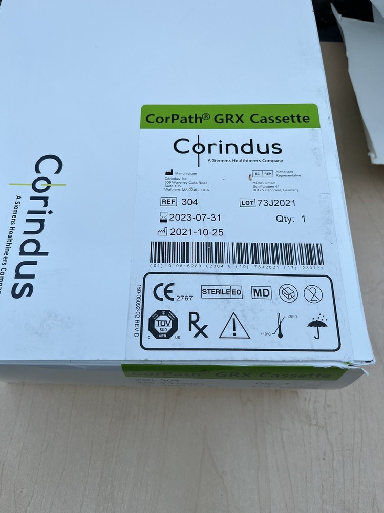 Corindus CorPath GRX Cassette REF: 304 EXP 2023-01-31 ”NEW”