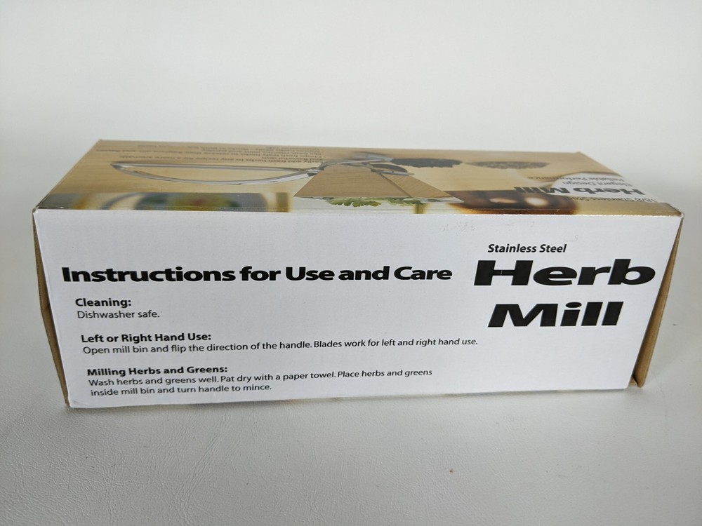18|8 Stainless Steel Herb Mill