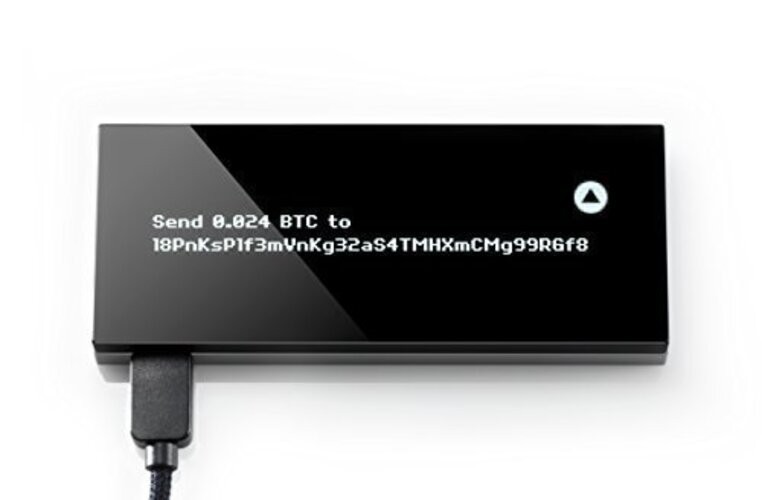 Black and Anodized Aluminum Wallet for Cryptocurrency - Simple Hardware