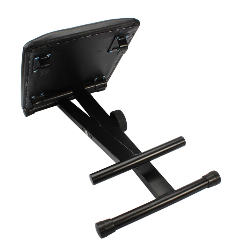 High Quality Adjustable Folding Piano Bench Stool Seat Black