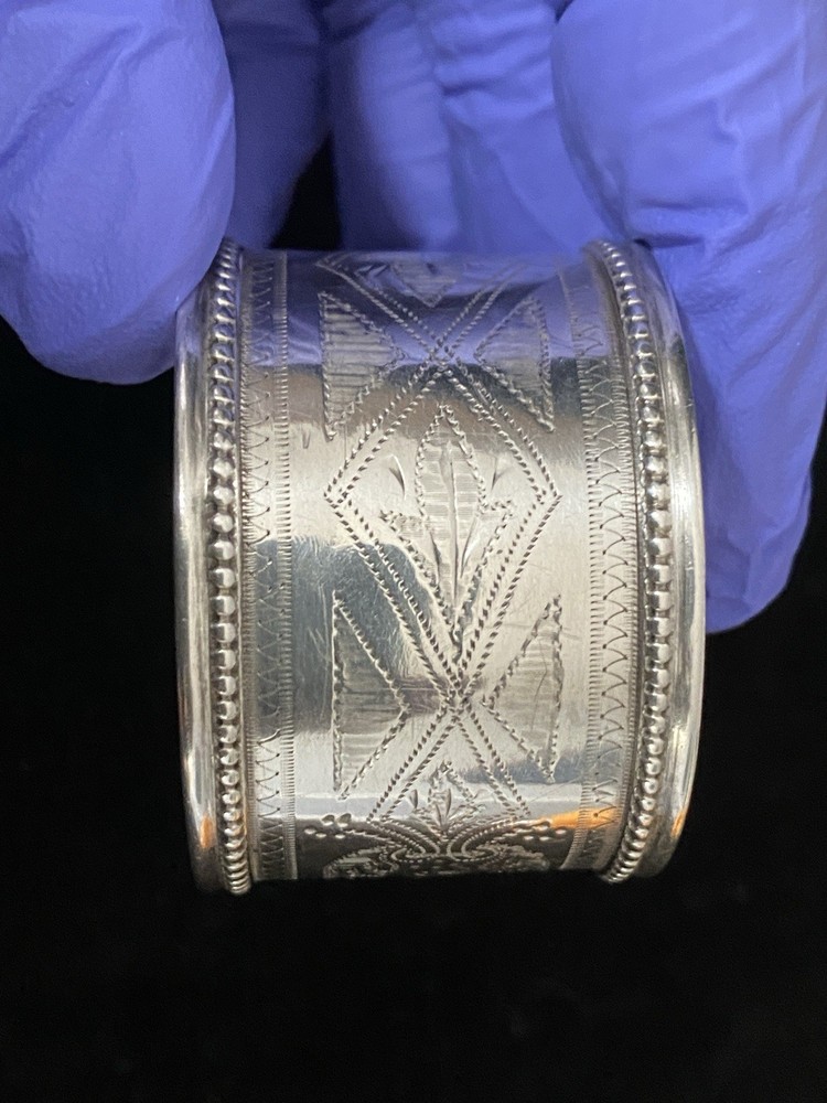 Silver Napkin Ring Engraved Tommy