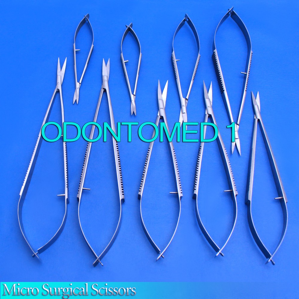 10 Micro Surgical Scissors Ophthalmic & Lab Instruments