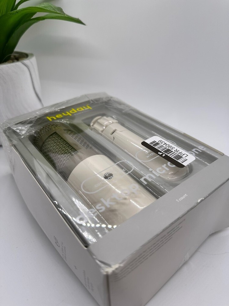 Desktop Microphone - heyday Stone White