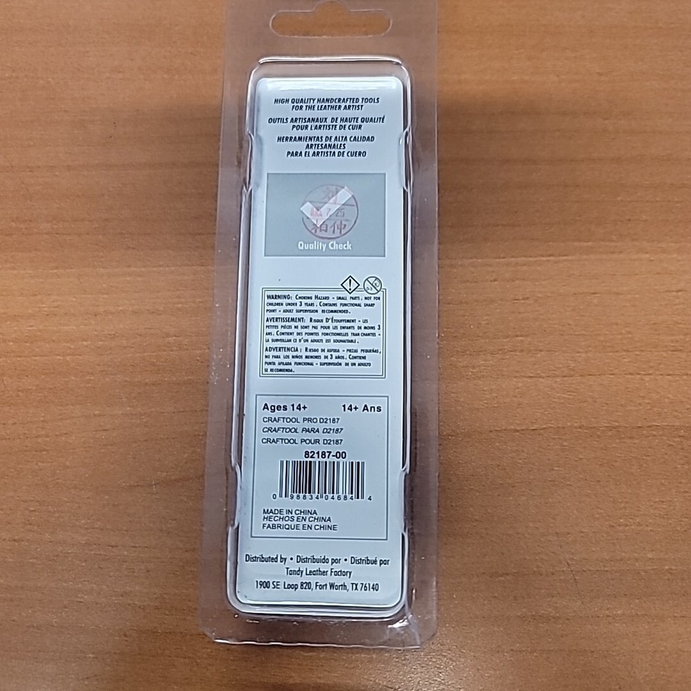Border Single Narrow Braid D2187 Craftool Pro Leather Stamp Craftplus