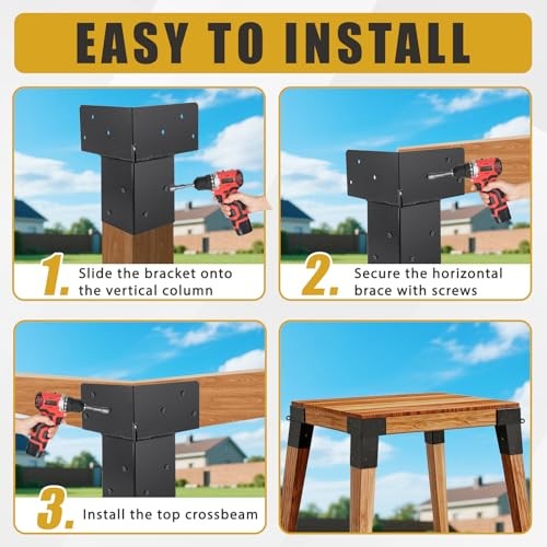 Deer Stand Brackets 4x4 Heavy Duty Deer Stand Bracket 4-Pack Elevator Bracket