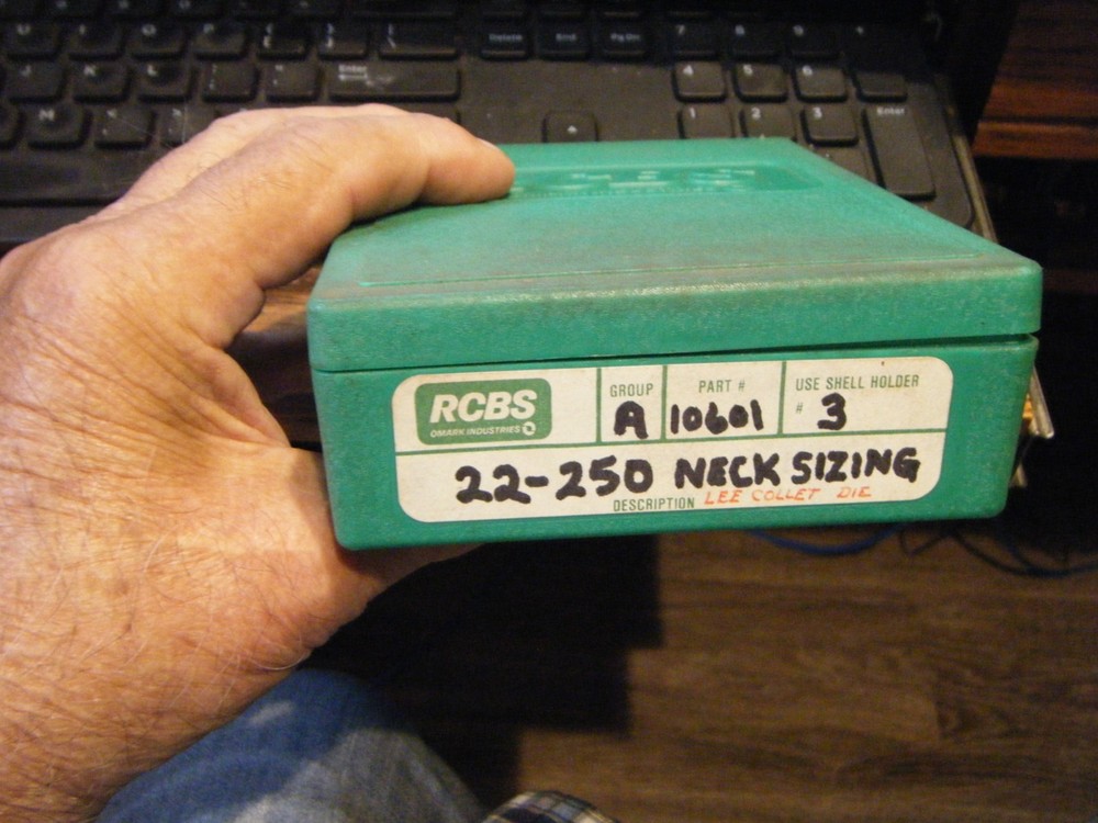 RCBS DIES 243 WIN NECK DIE SET VERY NICE