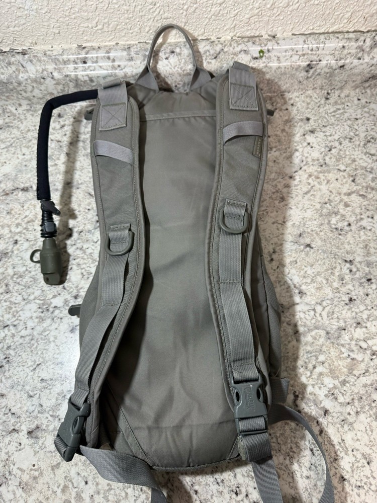 CamelBak Tactical Hydration Pack Gray Hydration System MOLLE Webbing