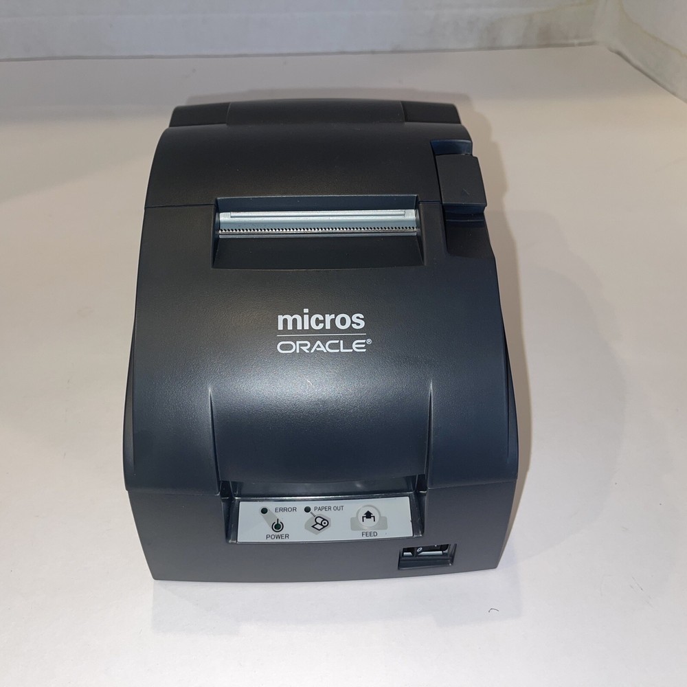 MICROS EPSON TM-U220B M188B POS Receipt Printer E04 Ethernet Slightly USED