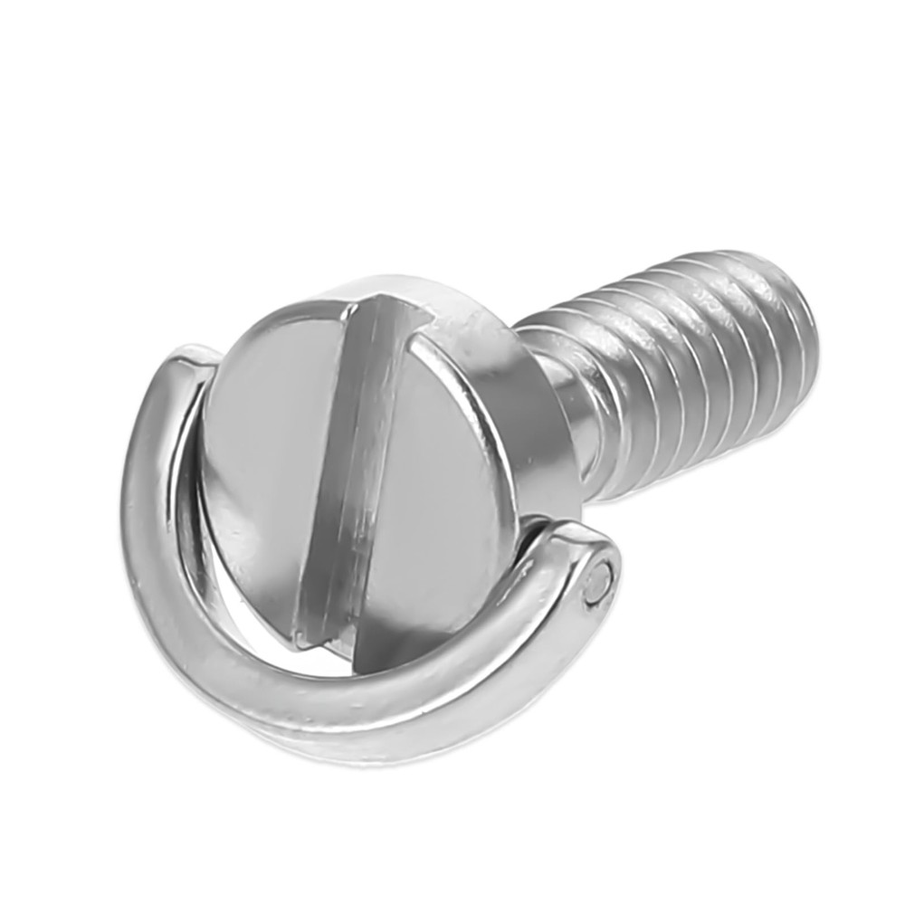 2PCS 1/4-20 Thread D-Ring Stainless Steel Camera Fixing Screws, Tripod Camera...