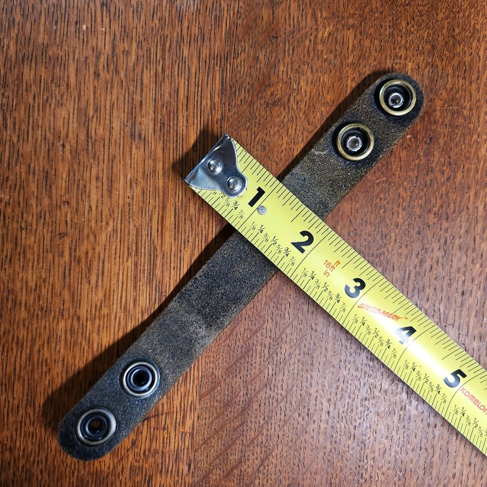 Black Leather Belt Keeper (for duty belt)
