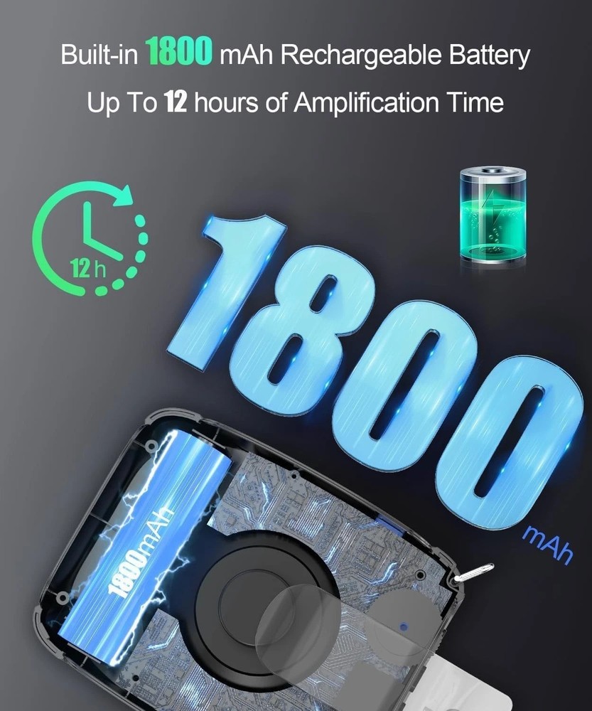 Rechargeable Mini Voice Amplifier for Coaches & Instructors - Compact & Powerful