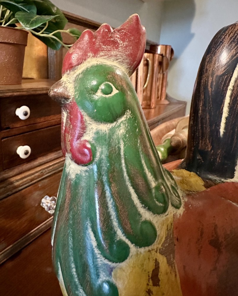12” STONEWARE ROOSTER