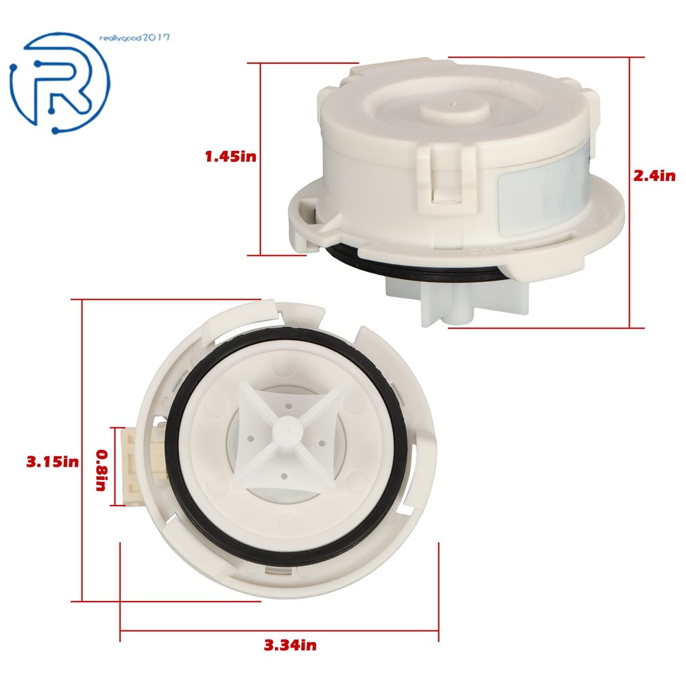 Dishwasher Drain Pump Motor Replacement Simple Operation For ABQ75742501