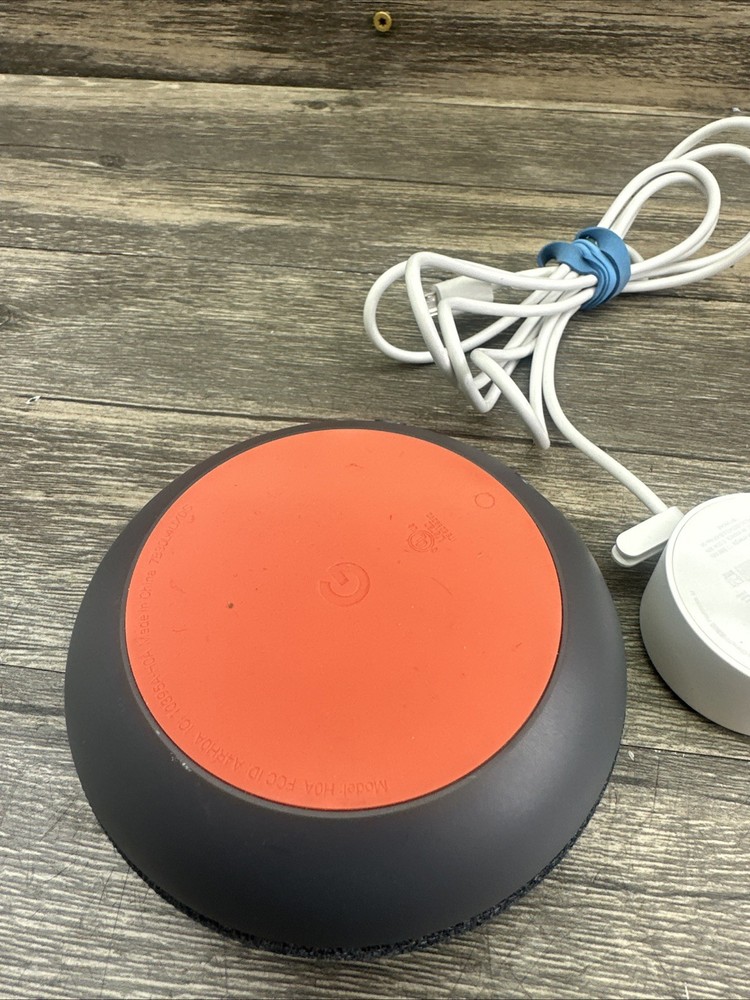 Google Home Mini Smart Assistant - Charcoal AS-IS Untested